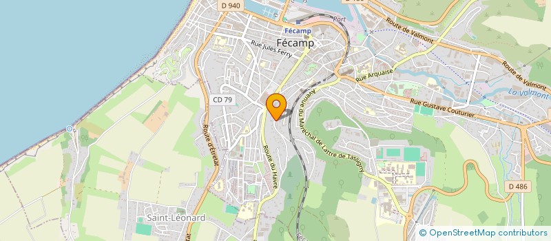 localisation de l'entreprise MONSIEUR JEAN-PIERRE GOLAIN  FECAMP