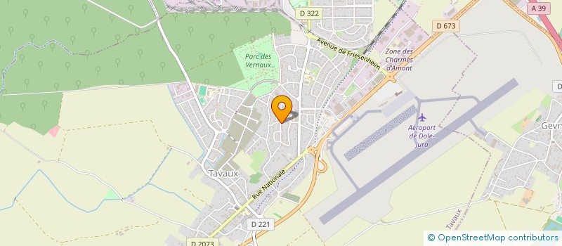 localisation de l'entreprise MONSIEUR JEAN-PIERRE GOLLION  TAVAUX