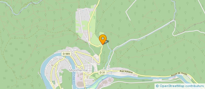 localisation de l'entreprise MONSIEUR JEAN PIERRE GOS  MONTHERME