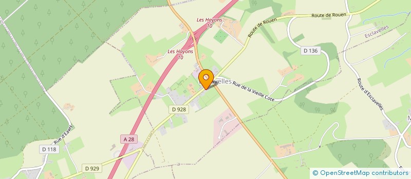 localisation de l'entreprise MONSIEUR JEAN-PIERRE GOSSET à ESCLAVELLES