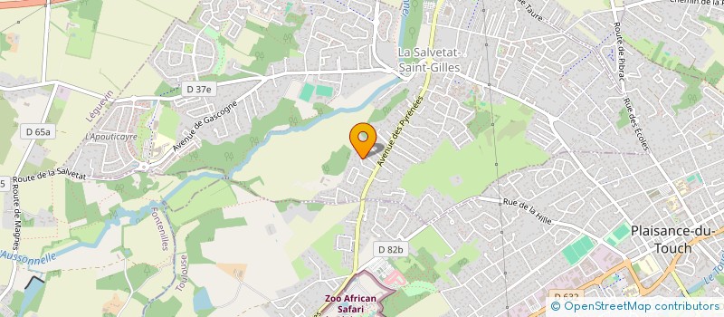 localisation de l'entreprise MONSIEUR JEAN PIERRE GOUDY  LA SALVETAT-SAINT-GILLES