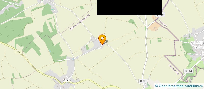 localisation de l'entreprise MONSIEUR JEAN-PIERRE GOUERY  VILLIERS-EN-DESOEUVRE