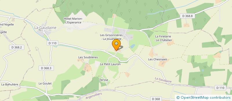 localisation de l'entreprise MONSIEUR JEAN-PIERRE GOUHIER à LA GAUDAINE