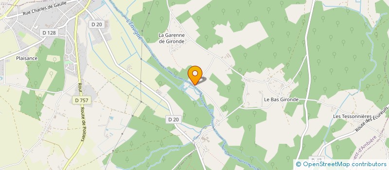 localisation de l'entreprise MONSIEUR JEAN-PIERRE GOUIN  SAINT GENEST D'AMBIERE