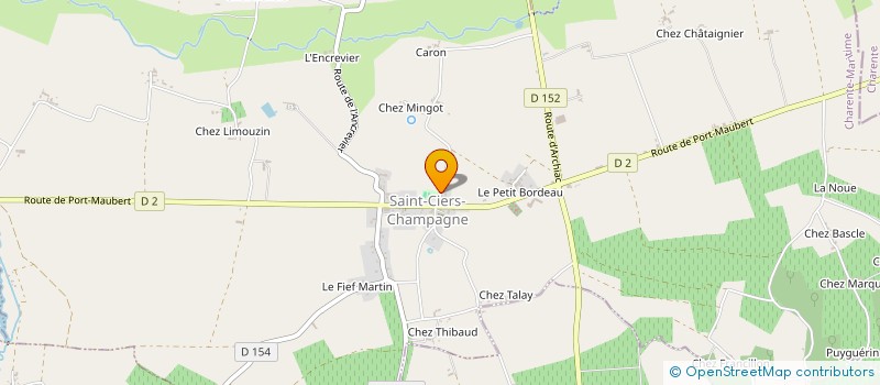 localisation de l'entreprise MONSIEUR JEAN-PIERRE GOY  SAINT-CIERS-CHAMPAGNE