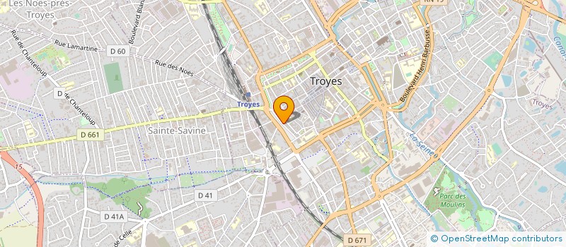 localisation de l'entreprise MONSIEUR JEAN-PIERRE GRAMMONT à TROYES