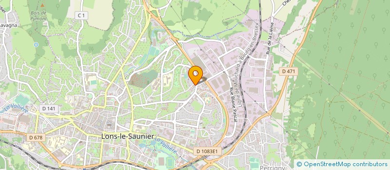 localisation de l'entreprise MONSIEUR JEAN-PIERRE GRAND à LONS-LE-SAUNIER