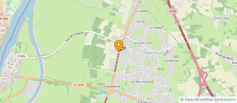 localisation de l'entreprise MONSIEUR JEAN-PIERRE GRANGER à REPLONGES