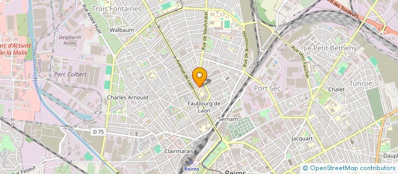 localisation de l'entreprise MONSIEUR JEAN-PIERRE GREGOIRE  REIMS