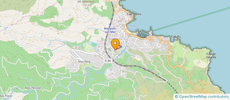 localisation de l'entreprise MONSIEUR JEAN PIERRE GUENGARD  BANYULS-SUR-MER