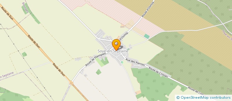 localisation de l'entreprise MONSIEUR JEAN-PIERRE GUENIAU  SOYE-EN-SEPTAINE