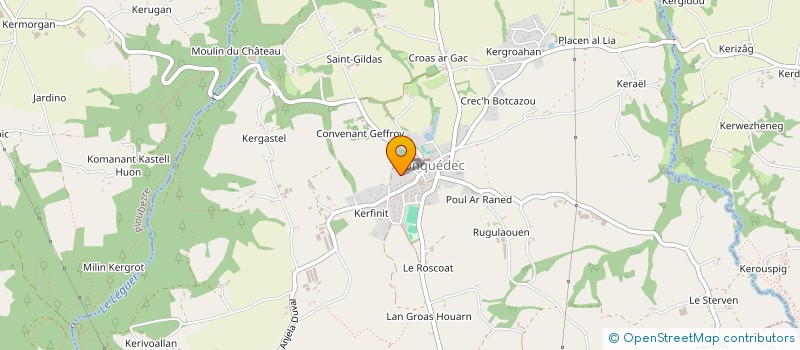 localisation de l'entreprise MONSIEUR JEAN-PIERRE GUENNOC à TONQUEDEC