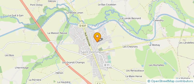 localisation de l'entreprise MONSIEUR JEAN-PIERRE GUERIN  SAINT-DOMINEUC