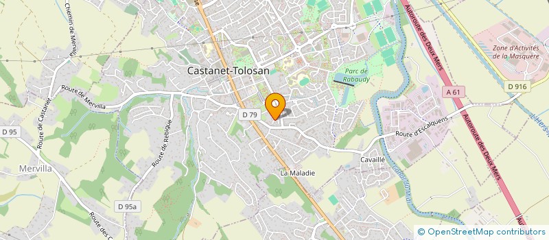 localisation de l'entreprise MONSIEUR JEAN-PIERRE GUERIN à CASTANET-TOLOSAN