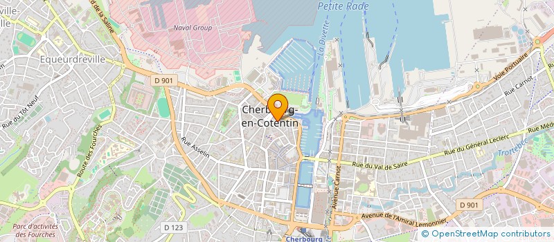 localisation de l'entreprise MONSIEUR JEAN-PIERRE GUILBERT  CHERBOURG-EN-COTENTIN
