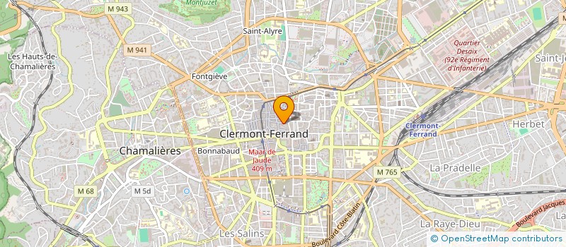localisation de l'entreprise MONSIEUR JEAN-PIERRE GUILLAUMONT  CLERMONT-FERRAND