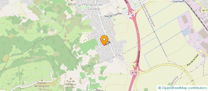 localisation de l'entreprise MONSIEUR JEAN PIERRE GUILLAUMONT  PERIGNAT-LES-SARLIEVE