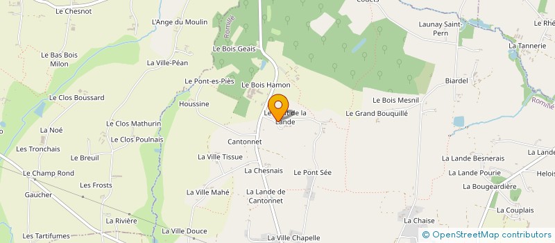 localisation de l'entreprise MONSIEUR JEAN-PIERRE GUILLEMOIS  ROMILLE