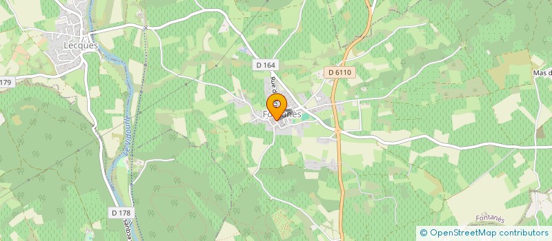 localisation de l'entreprise MONSIEUR JEAN-PIERRE GUILLERMONT  FONTANES