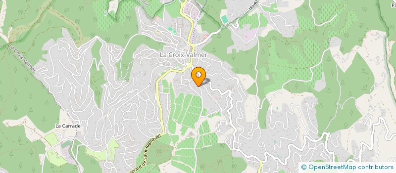 localisation de l'entreprise MONSIEUR JEAN PIERRE GUILLOT  LA CROIX-VALMER