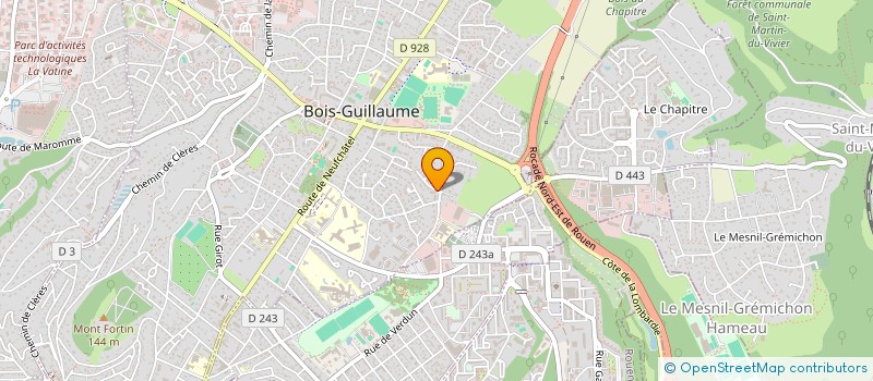 localisation de l'entreprise MONSIEUR JEAN-PIERRE GUIRIEC à BOIS-GUILLAUME