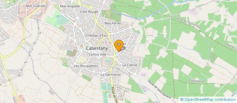 localisation de l'entreprise MONSIEUR JEAN-PIERRE GUISSET  CABESTANY