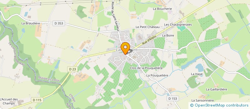localisation de l'entreprise MONSIEUR JEAN-PIERRE GUITTON à OREE-D'ANJOU