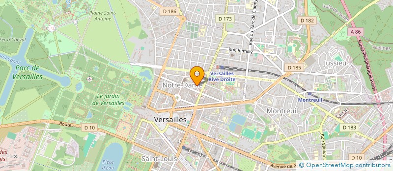localisation de l'entreprise MONSIEUR JEAN-PIERRE GUTMAN à VERSAILLES