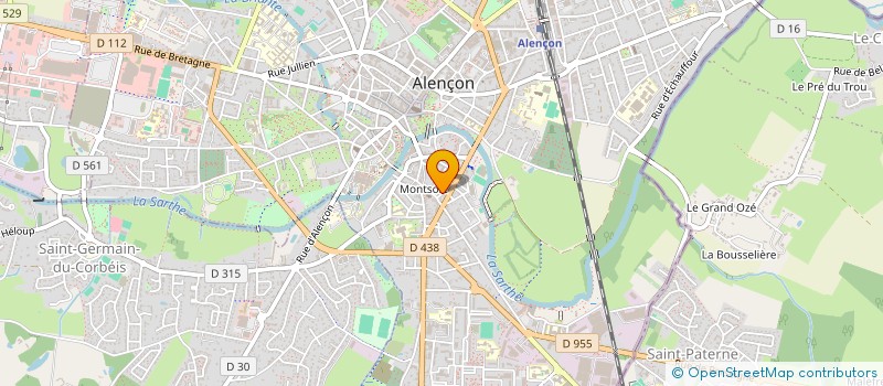 localisation de l'entreprise MONSIEUR JEAN-PIERRE GUTTON à ALENCON