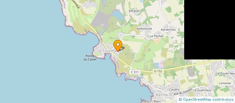 localisation de l'entreprise MONSIEUR JEAN-PIERRE GUYADER  PLOEMEUR