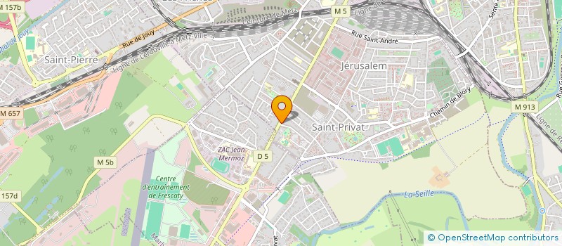 localisation de l'entreprise MONSIEUR JEAN-PIERRE HAAG  MONTIGNY-LES-METZ