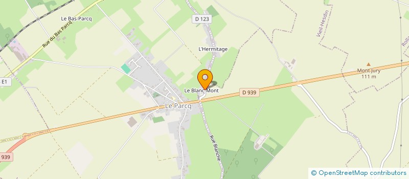 localisation de l'entreprise MONSIEUR JEAN-PIERRE HAGNERE  LE PARCQ