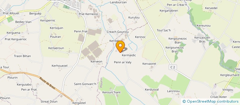 localisation de l'entreprise MONSIEUR JEAN-PIERRE HALL  PLOURIN