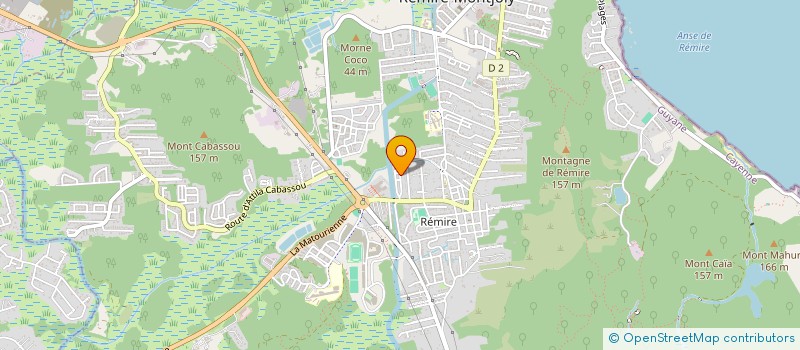 localisation de l'entreprise MONSIEUR JEAN PIERRE HARROW  REMIRE-MONTJOLY