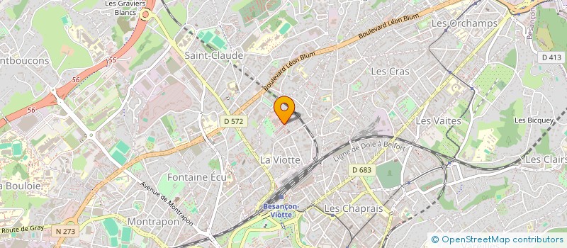 localisation de l'entreprise MONSIEUR JEAN PIERRE HATEGEKIMANA  BESANCON