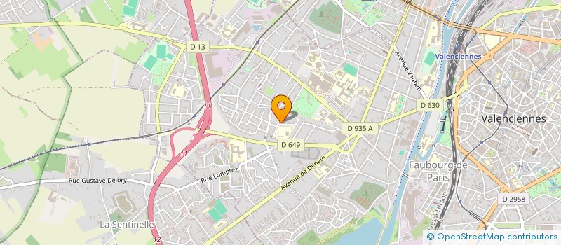 localisation de l'entreprise MONSIEUR JEAN-PIERRE HAUDIN  VALENCIENNES