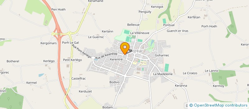 localisation de l'entreprise MONSIEUR JEAN-PIERRE HELLEQUIN  MOREAC