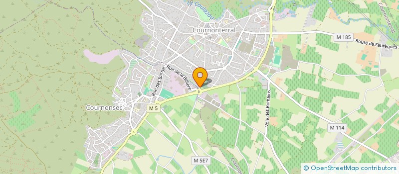 localisation de l'entreprise MONSIEUR JEAN-PIERRE HENRY  COURNONTERRAL
