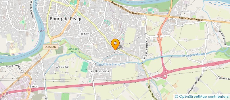 localisation de l'entreprise MONSIEUR JEAN-PIERRE HERBET  BOURG-DE-PEAGE