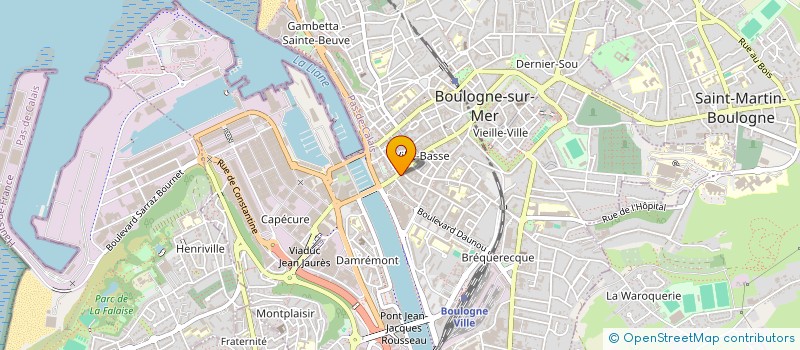 localisation de l'entreprise MONSIEUR JEAN PIERRE HERBEZ à BOULOGNE-SUR-MER