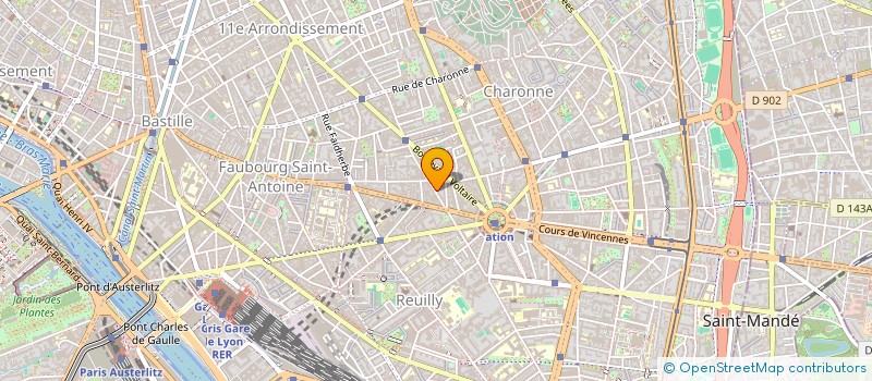 localisation de l'entreprise MONSIEUR JEAN-PIERRE HEROUX  PARIS