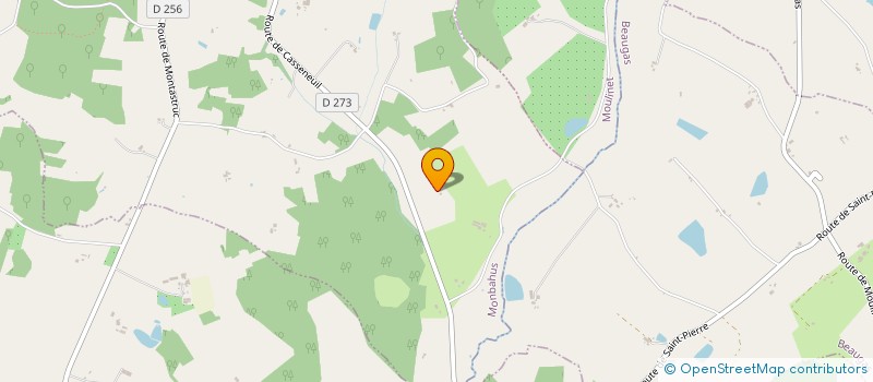 localisation de l'entreprise MONSIEUR JEAN-PIERRE HERVE  MONBAHUS