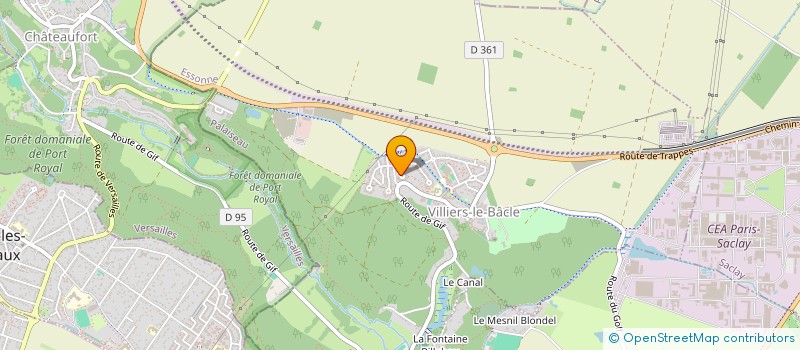 localisation de l'entreprise MONSIEUR JEAN-PIERRE HEUZE  VILLIERS-LE-BACLE