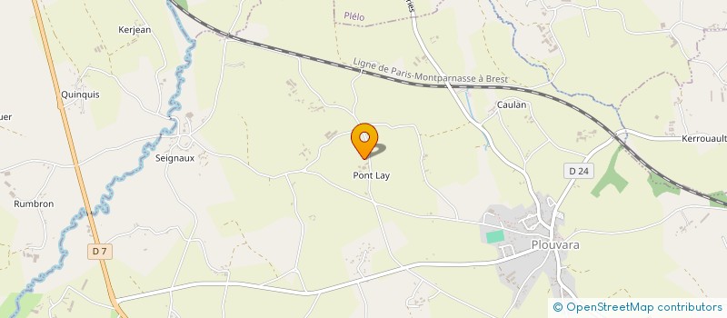 localisation de l'entreprise MONSIEUR JEAN-PIERRE HILLION  PLOUVARA