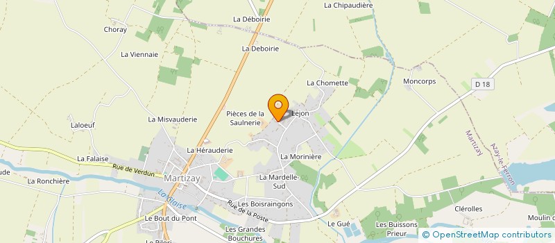 localisation de l'entreprise MONSIEUR JEAN-PIERRE HIMBERT à MARTIZAY
