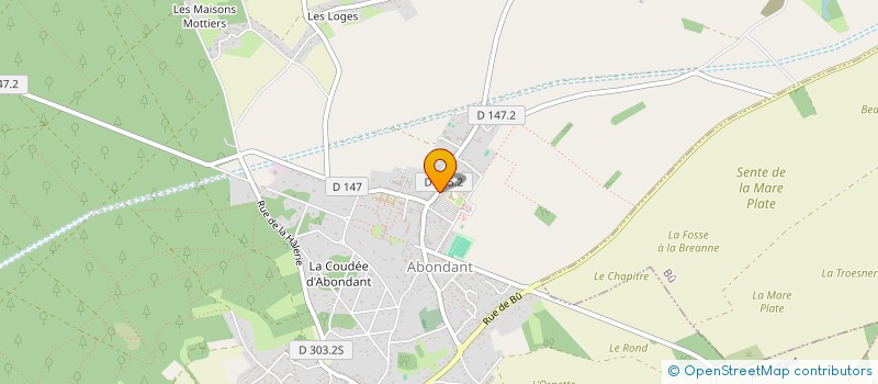 localisation de l'entreprise MONSIEUR JEAN PIERRE HOAREAU à ABONDANT