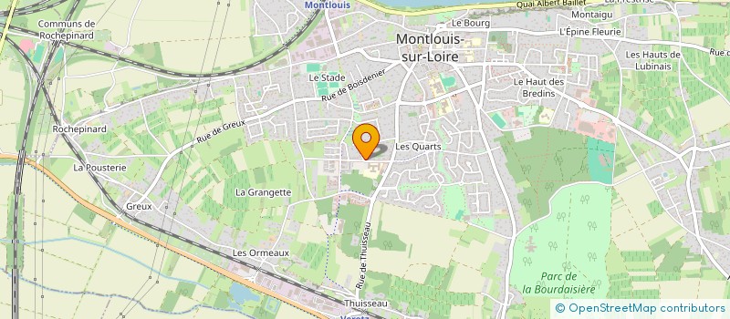 localisation de l'entreprise MONSIEUR JEAN-PIERRE HOLLEVILLE  MONTLOUIS-SUR-LOIRE