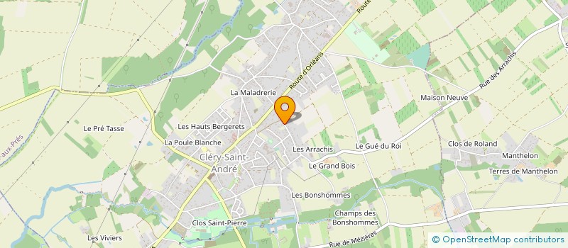 localisation de l'entreprise MONSIEUR JEAN-PIERRE HORNBERGER  CLERY-SAINT-ANDRE