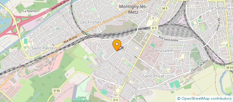 localisation de l'entreprise MONSIEUR JEAN-PIERRE HUBERT à MONTIGNY-LES-METZ