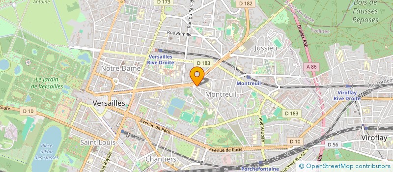 localisation de l'entreprise MONSIEUR JEAN-PIERRE HUMEAU à VERSAILLES